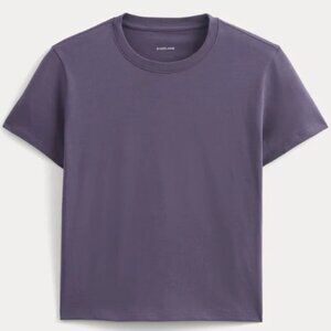 EVERLANE The Box-Cut Tee in Essential Cotton | Graystone | No Pocket Size XL